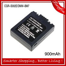 7.2v 900mAh CGR-S002E DMW-BM7 CGAS002E CGA S002E Battery For Panasonic DMC-FZ10 FZ15 FZ2 FZ20 FZ3 FZ4 FZ5 Series
