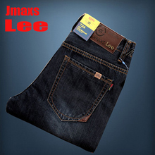 2016 Jmaxs LEE Brand Jeans Men Stripe Jeans Male Casual Straight Denim Men’s Jeans 100% Cotton Wholesale Jeans