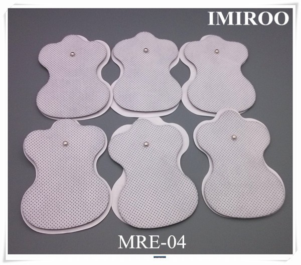 Free shipping 50 Pairs=100pcs  Resuable Tens Massager Electrode Self Adhesive Pads for TENS EMS Machines