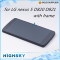 1 piece free shipping replacement screen for LG Google Nexus 5 D820 D821 lcd display touch