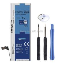 Free Shipping 100% Original New NOHON Battery For Apple iPhone 6 6G Real Capacity 1810mAh With Retail Package&Tool