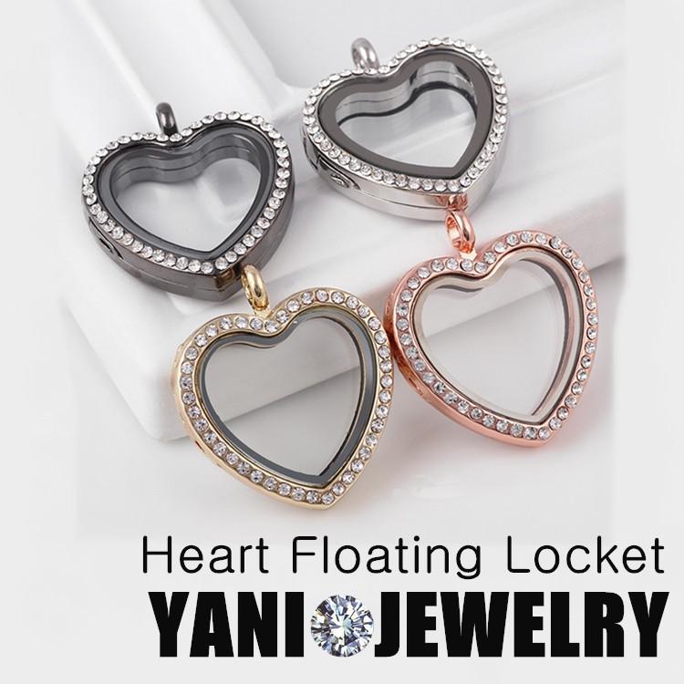 10pcs-lot-Top-sale-Alloy-Floating-Locket-with-Rhinestone-Magnetic-Glass-Heart-Floating-Locket-Pendant