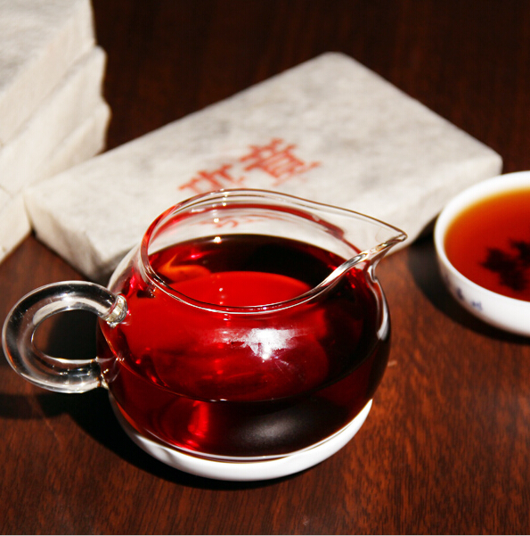 Made in1980 ripe pu er tea oldest puer tea ansestor antique honey sweet dull red Puerh