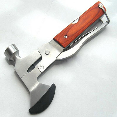 Multi functional Folding Axe Hammer Camping Axe Hiking Saw Knife Rescue knife Military Hunting Knife Tool