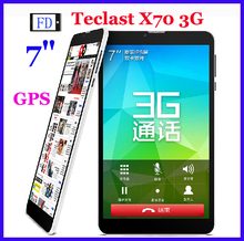 In Stock Teclast X70 3G 7″ IPS Screen Android 4.4 Intel X3-C3130 64 Bits 4GB 3G Phablet WCDMA Tablet PCs with GPS Bluetooth