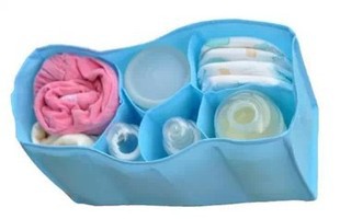 Nappy Divider Baby Diaper organizer Water Bottle Organizer Bag Storage portable useful yjl