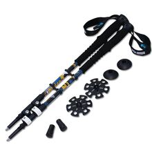 2pcs lot 240g pcs Trek Pole Nordic Walking Poles Telescopic Alpenstock Aluminum Alloy Shooting Walking Stick