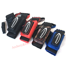 1PC No Spill 4-Tube Hip Quiver for Archery Arrow Side/Back Holder Quiver Bag in Various Colors