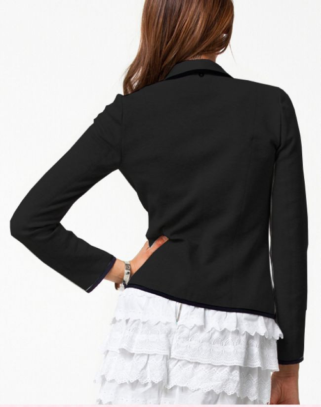 SXXL 2015 New Fashion Spring Fall Coats Women’s Turn Down Collar Slim