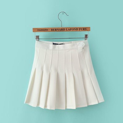 High waist fashion tennis ball skirts preppy style...