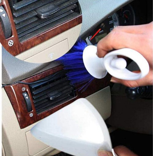 Car air conditioning outlet cleaning brush car accessories multifunctional cleaning seat brush For KIA Rio Sportage Toyota Corolla (3)