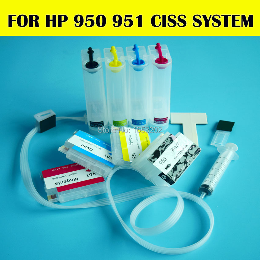 Best Continuous Ink Supply System For hp950 951 CISS For hp 8100 8600 8610 8620 printers with ARC chips hp950 hp951 ciss