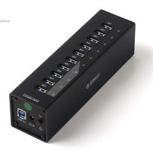 USB 3.0 High Speed 10 Port USB HUB For Laptop PC Notebook Computer Black ORICO HUBS 22