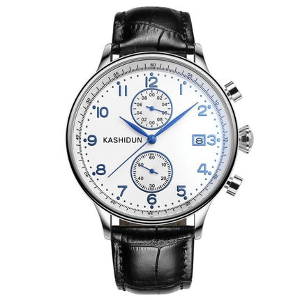 Origianl KASHIDUN Top Brand Luxury Fashion Quartz Watch Mens Stop Watch Waterproof Men Watches Relogio Masculino