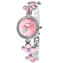 2015 moda de nueva marca mujeres vestido relojes de acero inoxidable de la correa del trébol mujeres de cuarzo reloj de señora relojes de pulsera de lujo