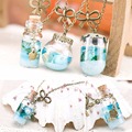 1pc Fashion Sea Ocean Glass Bottle Pendant Mermaid Tears Shells Star Vial Necklace