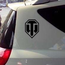 World of Tanks Car Sticker And Vinyl Decals Black Reflective Silver Car Styling Decal