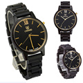 2016 New Top Luxury Brand Black Sandal Wood Analog Men s Watch Casual Wooden Wristwatch Handmade