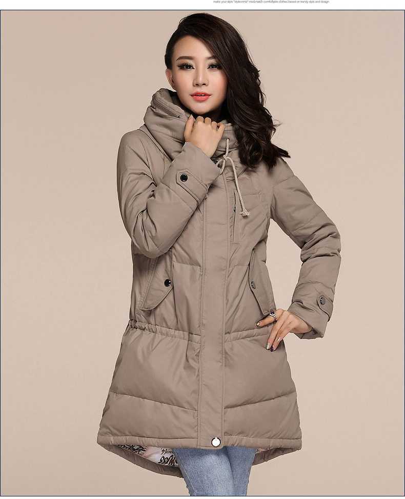 0 : Buy Plus Size Winter Down Coats 2015 Women Hooded Loose Down Jackets Winter ...