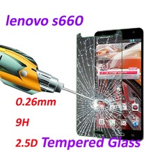 0 26mm 9H Tempered Glass screen protector phone cases 2 5D protective film For Lenovo S660
