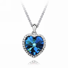 Heart Of The Ocean High Quality Titanic 100 Years For Women Crystal Rhinestone Jewelry Crystals from