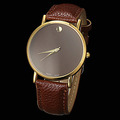 New 2016 Watch Famous Brand Geneva Cheap Unisex Watch Men Wristwatches Women Wristwatch Fashion Wrist Leather