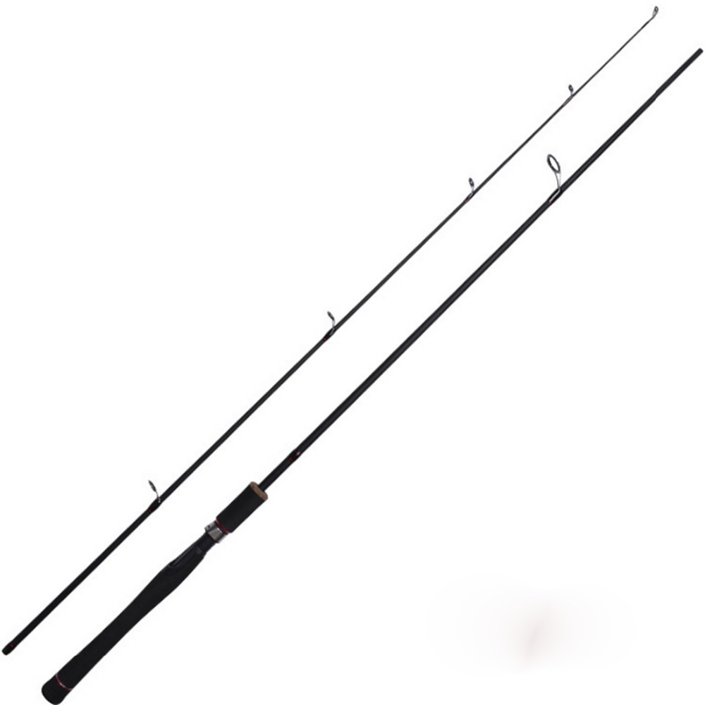 2-Piece Graphite Ultra Light Spinning Fishing Rod Spin Pole with Medium Power Fast Action