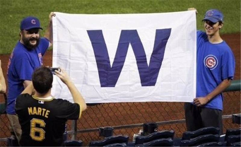 Chicago Cubs “W” MLB Banner Flag 3′ x 5′ Win Fan Baseball Team