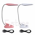 1PC Flexible USB 28 LED Light Clip on Beside Bed Table Desk Reading Book Lamp