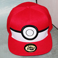 2016 new Cartoon Pokemon ball Cosplay baseball Cap Red Pikachu Novelty Anime Pocket Monster ladies dress