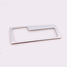Car stainless steel trim interior decoration headlight adjustment button frame modification cover for Toyota Corolla 2014