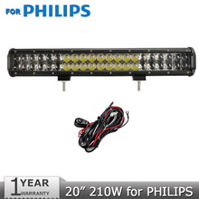 20 inch 210W for PHILIPS LED Light Bar