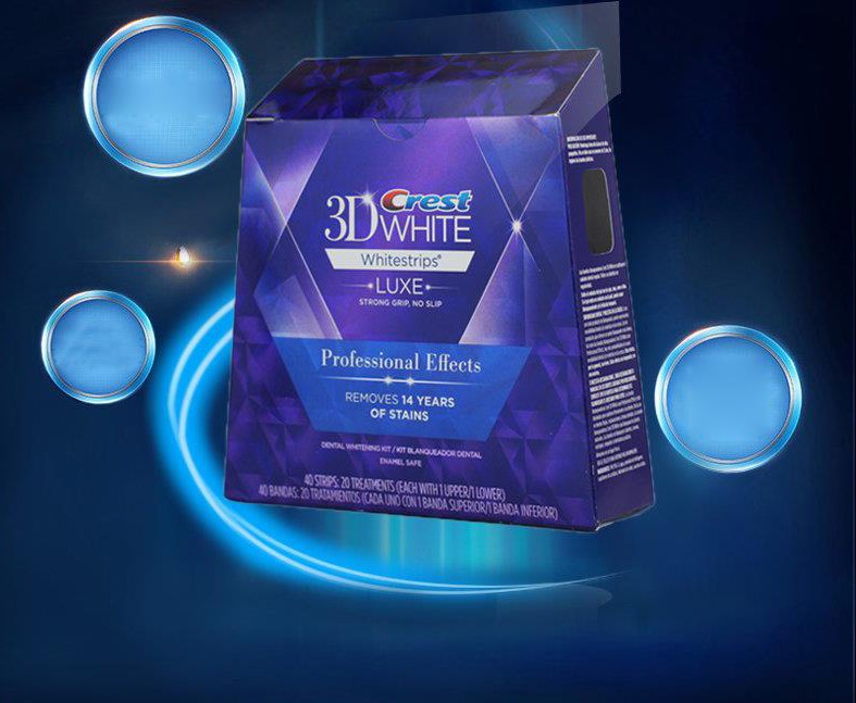 Shop Crest 3d White Whitestrips Luxe Professional Effects Teeth Whitening 10 20 Pouches Or Toothpaste Toothbrush Online From Best Teeth Whitening On Jd Com Global Site Joybuy Com