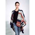 2016 Winter Autumn Brand Tartan Women Striped Patchwork Foulards Femme Echarpes Thick Blanket Scarf YJWD771