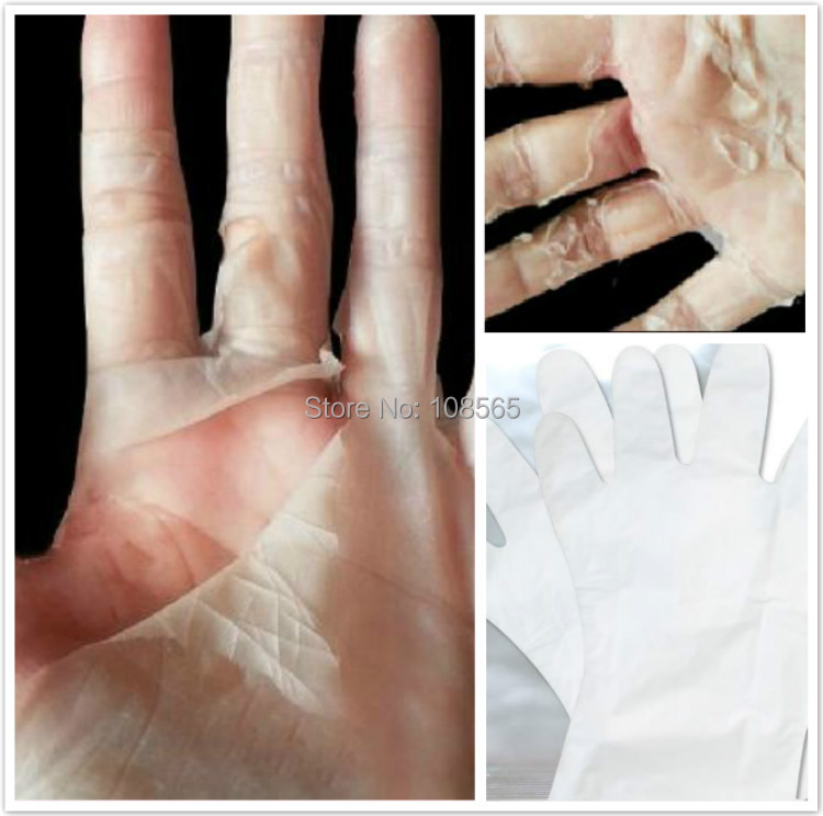 6 шт. уход за кожей отшелушивающие вручную маска увлажняющие перчатки спа перчатки смягчают кожу белый увлажнение ремонт перчатки