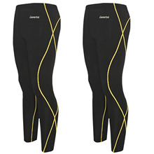 New Arrival 2015 Running Pants Men Running Tights Bodybuilding Training Fitness Sports Pants Spandex Athletic Trousers