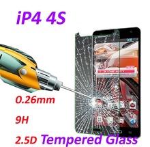 0.26mm Tempered Glass screen protector phone bags 9H Tempered 2.5D Glass cases protective film For apple iPhone4 4S