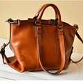 Genuine Leather Fashion Bags Tote Leather Handbags Women Messenger Bags Luxury Brands High Quality Women s