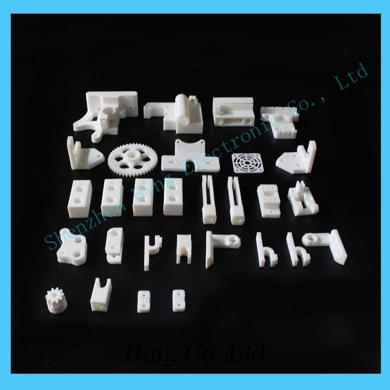 Free Shipping 1 set RepRap Prusa Mendel i3 PLA plastic Parts Kit DIY Prusa i3 Acrylic