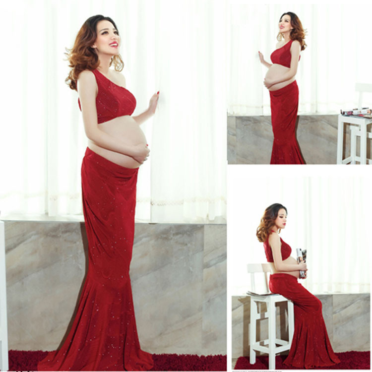 Aliexpress.com : Buy Red Maternity Photography Props Clothes ...