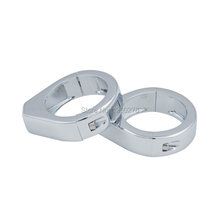 Motorcycle Chrome 39mm Turn Signal Fork Clamp For Harley Dyna Low Rider 1993 2005 Super Glide
