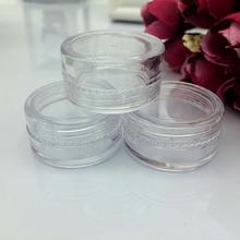 5g Mini Cosmetic Jar Cream Container Refillable Bottles Eyeshadow Plastic Hot High quality Free shipping