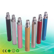 Wholesale 650 900 1100mah ego t battery eGo e cigarette colorful Battery e cigarette Colorful