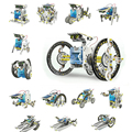 Solar Robot 14 in 1 Educational Solar Energy Robots DIY Building Blocks Kit Toy Assembled Toys