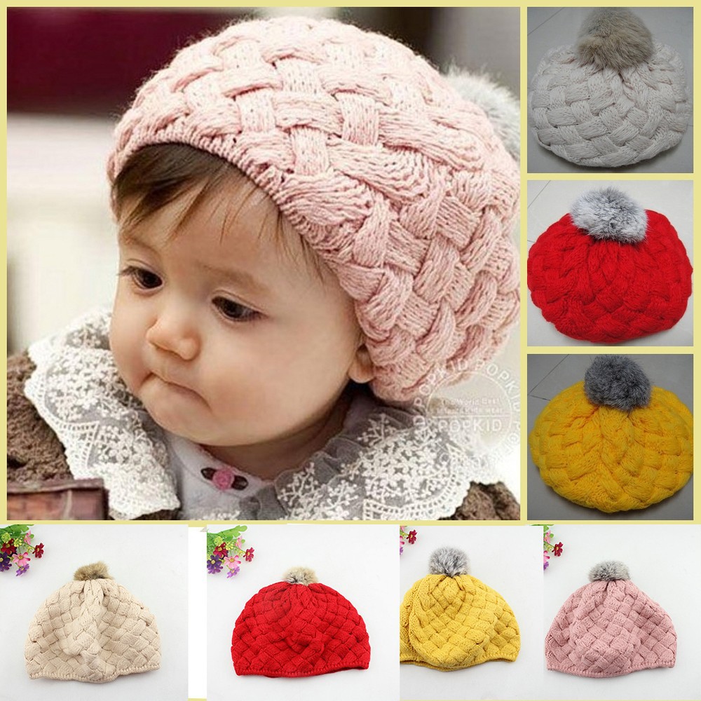 2014-New-Spring-Winter-Lovely-Baby-Cotton-Beret-Apple-Boy-Girl-Children-Hat-newborn-crochet-Caps