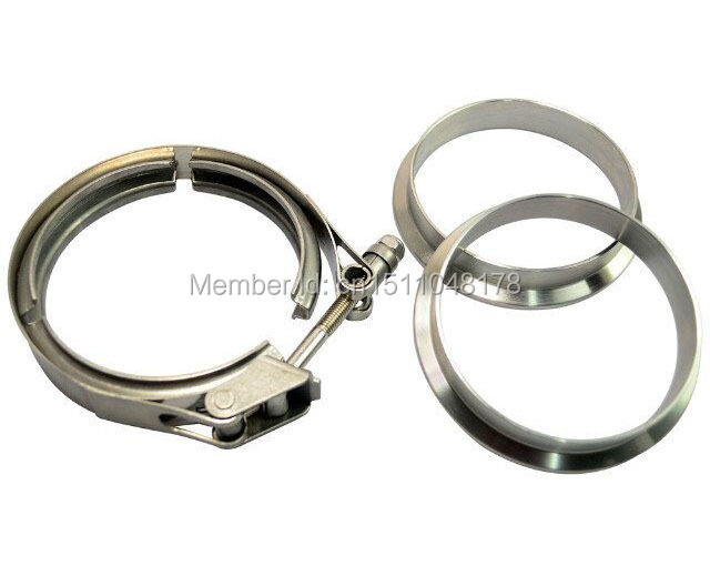 3inchVBandQUICKRELEASECLAMPandCOLLARSET76mm3STAINLESSSTEEL