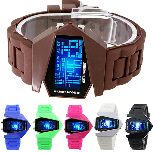 LED Display watches Digital men sports military Oversized watch Back Light women Wristwatches Novelty Sale