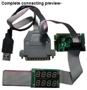 Computer Mainboard POST Diagnostic Card 8 Bits with MiniPCI E MiniPCI LPC LPT Bus for Laptop