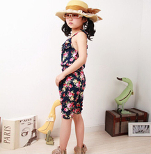 Toddler Girls Kids Jumpsuit Short Summer Playsuit Soft Clothing set One piece 2 8 Y