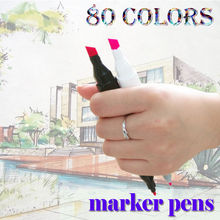 TouchFive Marker Comby rival touchfive custom 80 color set Paint Fine designer drawing markers Set Oil Based Art Pen NEW